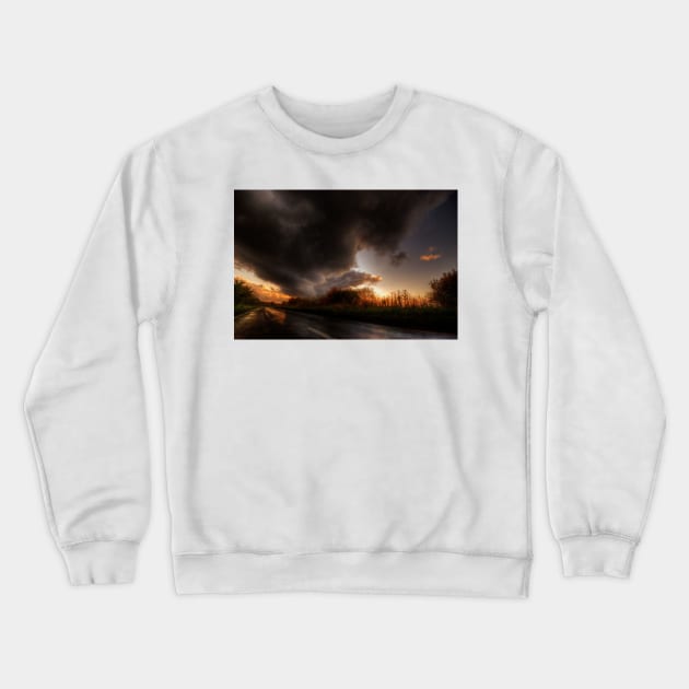 Stormy Skies Crewneck Sweatshirt by Nigdaw